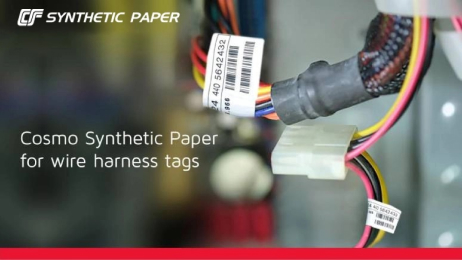 Cosmo Synthetic Paper For Wire Harness Tags Application 