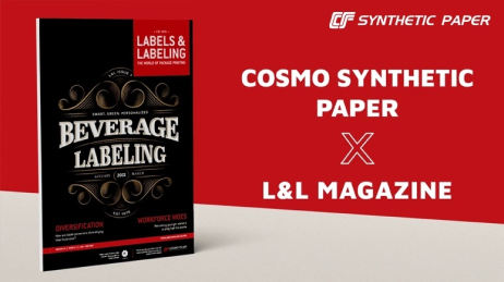 Hot-Foil Stamping On Cosmo Synthetic Paper For L&L Magazine Cover