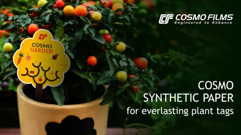 Cosmo Synthetic Paper For Plant Tags Application